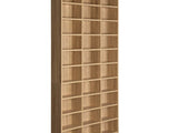 CD/DVD Storage Shelf - Natural Wood
