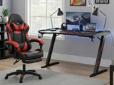 Gaming Table & Faron Gaming Chair PVC Red