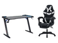 Gaming Table & Faron Gaming Chair PVC White