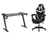 Gaming Table & Faron Gaming Chair PVC White