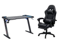 Gaming Table & Nicola Gaming chair PVC Black