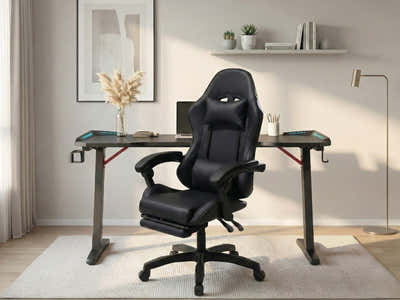 Gaming Table & Faron Gaming Chair PVC Black