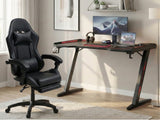 Gaming Table & Faron Gaming Chair PVC Black