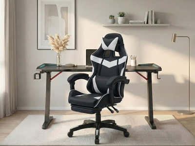 Gaming Table & Faron Gaming Chair PVC White