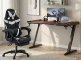 Gaming Table & Faron Gaming Chair PVC White