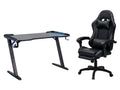 Gaming Table & Nicola Gaming chair PVC Black