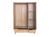 Fella 3 Doors Wardrobe With 2 Drawer