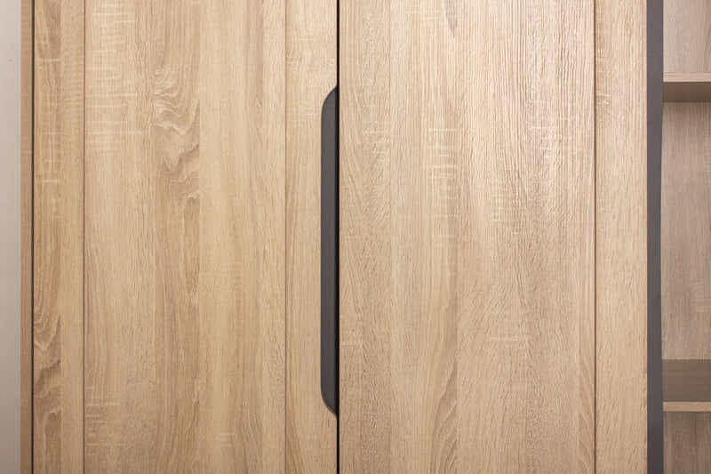 Fella 3 Doors Wardrobe With 2 Drawer