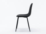 Axis PU Dining Chair Black - Set of 4
