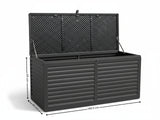 Outdoor Storage Box 490L - Black