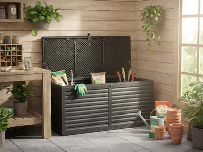 Outdoor Storage Box 490L - Black