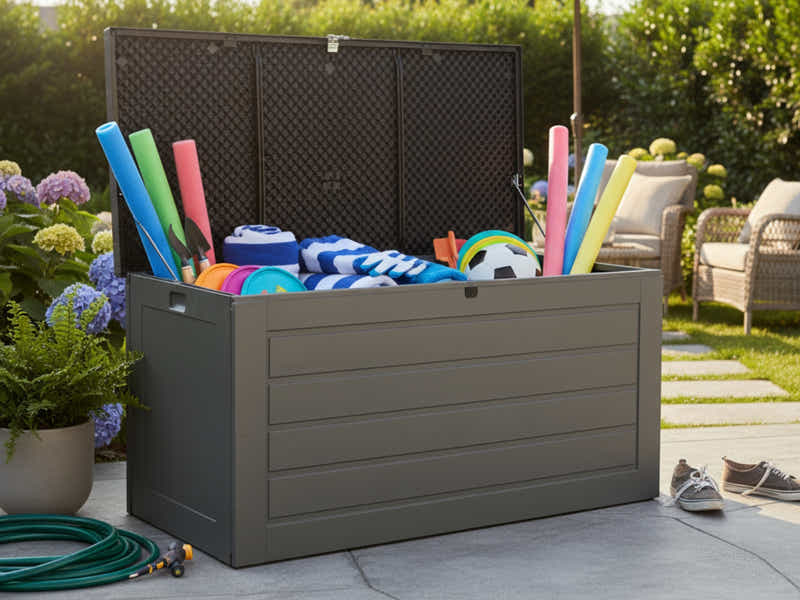 Outdoor Storage Box 680L - Grey