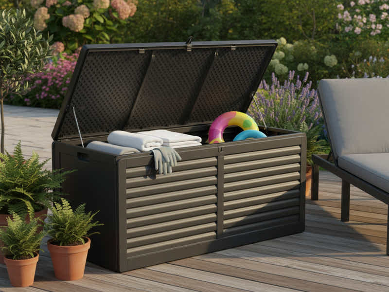 Outdoor Storage Box 390L - Black
