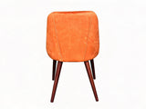 Evian Velvet Dining Chair Orange - Set of 2
