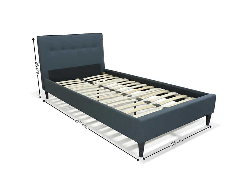 Novo Bed Frame & Xclusive Pocket Spring Mattress X20 - King Single (Combo)