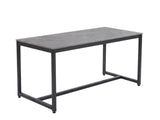 Grey Marble Look Dining Table - 160 cm