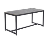 Grey Marble Look Dining Table - 160 cm