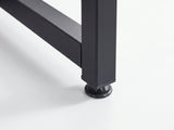 Grey Marble Look Dining Table - 160 cm