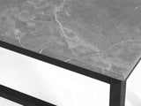DS Grey Marble Look Dining Bench - 140 cm