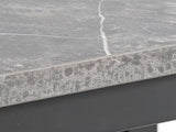 DS Grey Marble Look Dining Bench - 140 cm