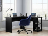 Korr Corner Office Desk & Lilac Office Chair Velvet Blue