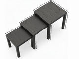 Rennick Nesting Table Set - Black