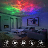DS BS Galaxy Star Light Projector with LED Nebula Cloud-White