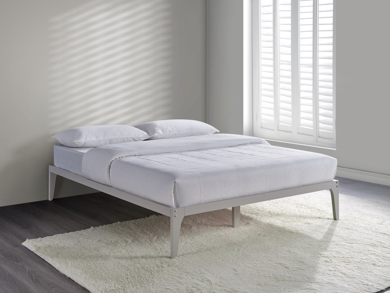 Samuel Double Bedframe -Taupe
