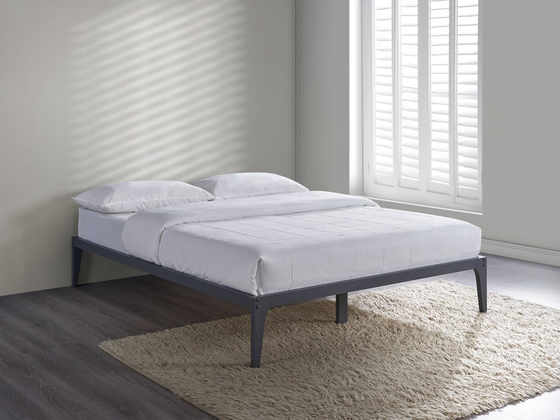 Samuel Bed Frame Dark Grey – Queen