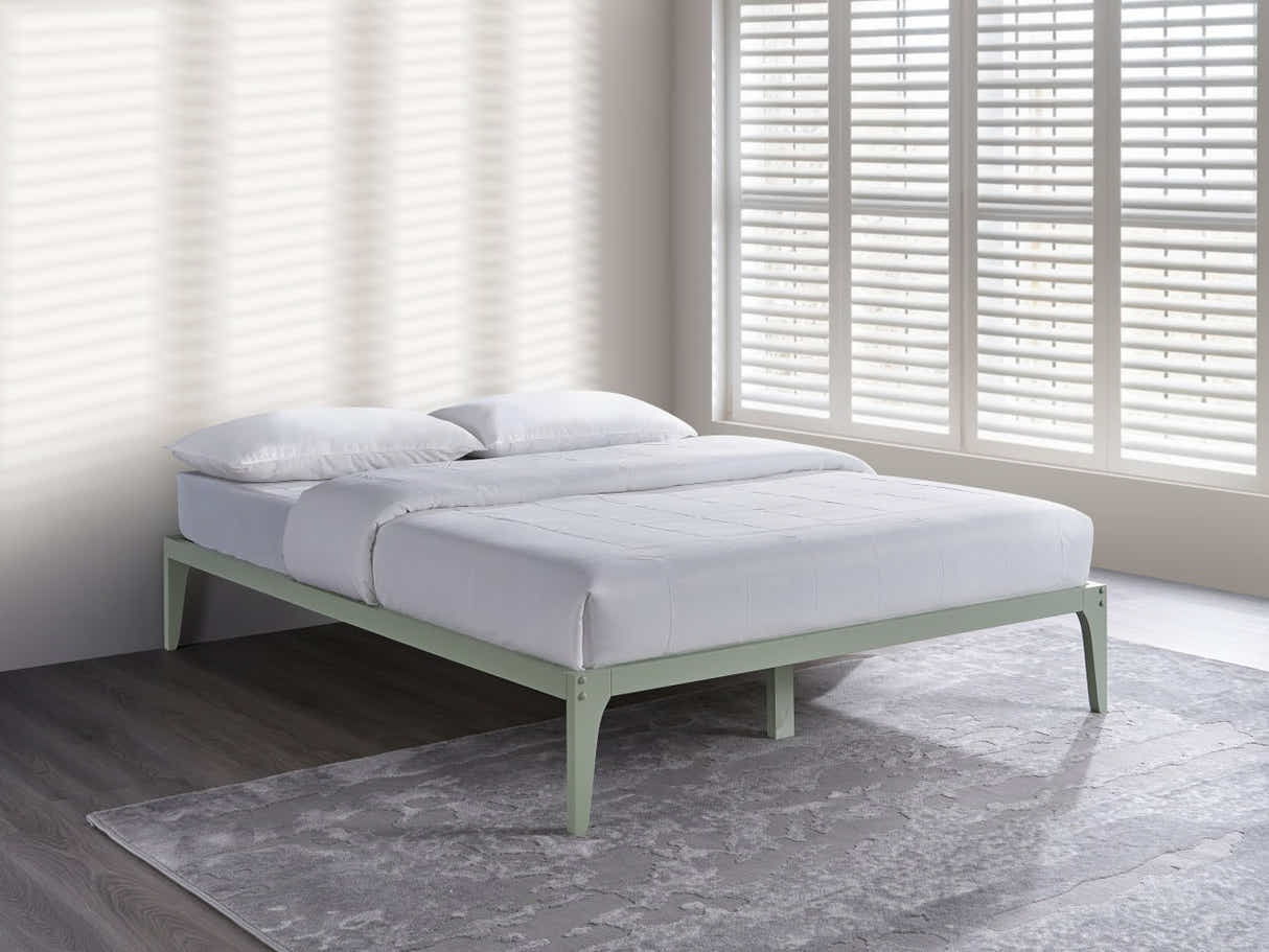 Samuel Bed Frame Sage – Queen