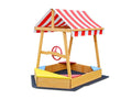 Sandpit With Canopy & Play Wheel