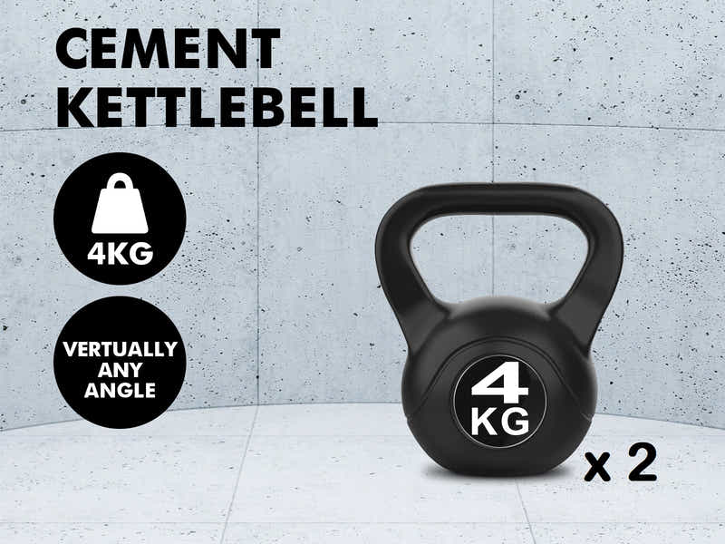 Cement Kettlebell 4kg - Set of 2