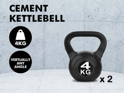 Cement Kettlebell 4kg - Set of 2