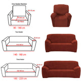 DS BS High Stretch Sofa Couch Slipcover One Seat-Black