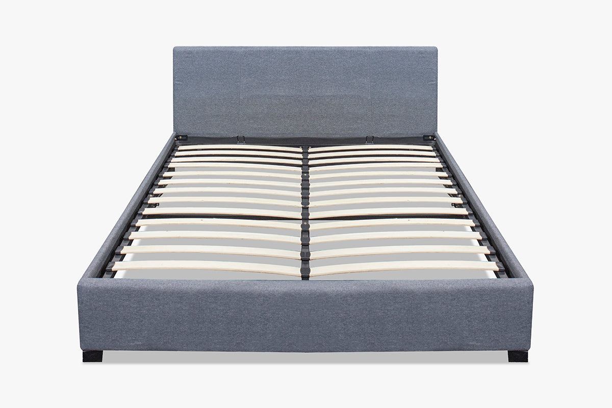 Bass Storage Bed with Euro Top L30 Mattress Combo - Queen