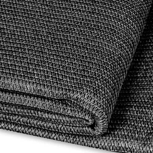 280Gsm Hdpe Shade Sail 3X5M Black rectangle