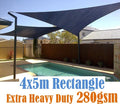 Shade sail D 4x5m BLACK