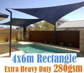 Shade sail D 4x6m BLACK