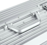 2PC Aluminum Luggage Set - Silver