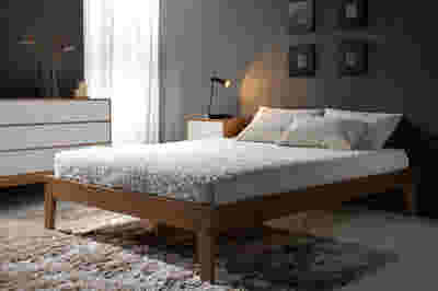 Sovo Bed Frame Oak - King Single