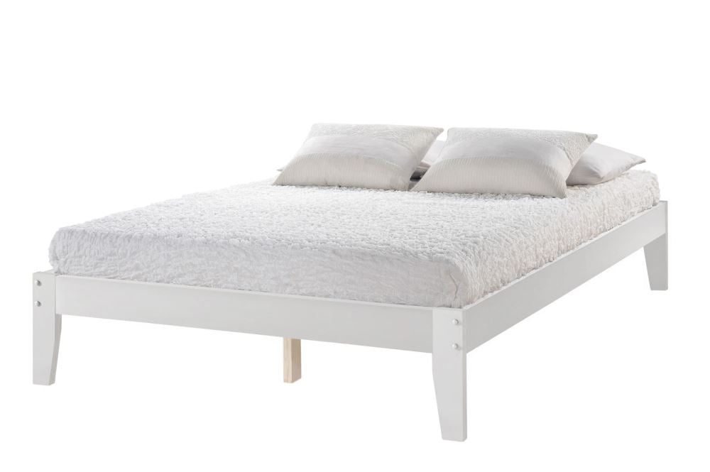 Sovo Bed Frame White & Xclusive X20 Mattress - King