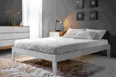 Sovo Bed Frame White – King