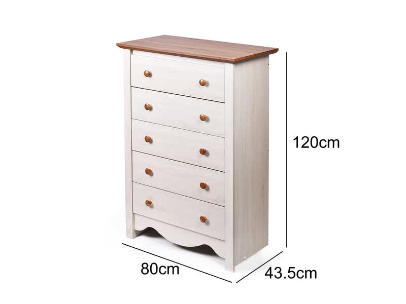 Walden 5 Drawers Chest x 2