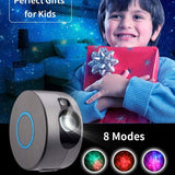 DS BS Galaxy Star Light Projector with LED Nebula Cloud-White