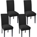 DS BS 4 Pack High Stretch Seat Chair Slipcover - Black