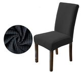 DS BS 4 Pack High Stretch Seat Chair Slipcover - Black