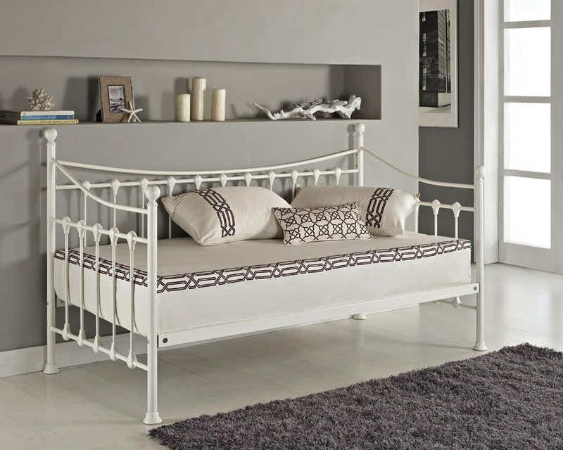 Sierra Metal Day Bed - White