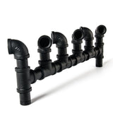 Pipe Wine Rack Wall Mounted 6-bottle Holder