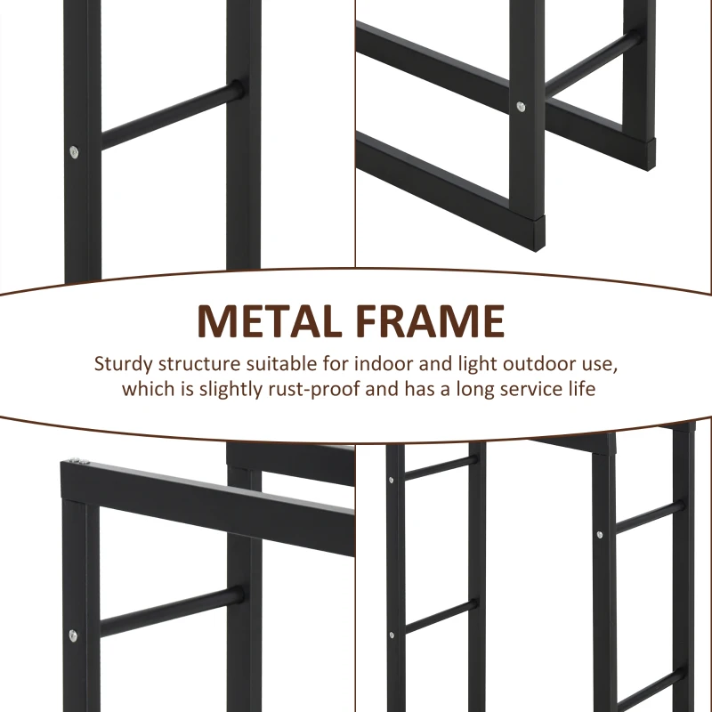 DS BS Firewood Rack Wood Storage Rack - 150??80??25cm