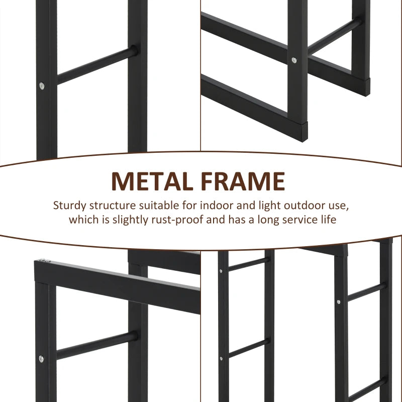 DS BS Firewood Rack Wood Storage Rack - 150??80??25cm